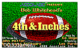 4th & Inches DOS Game