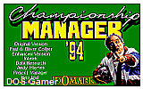 Championship Manager '94 DOS Game