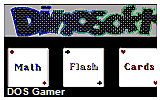 Dinosoft- Math Flash Cards DOS Game