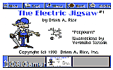 Electric Jigsaw DOS Game