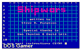 Shipwars DOS Game
