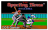 Sporting News Baseball DOS Game