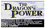The Dragon's Power DOS Game