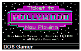 Ticket to Hollywood DOS Game